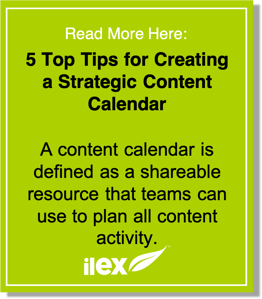 5 Top Tips for Creating a Strategic Content Calendar