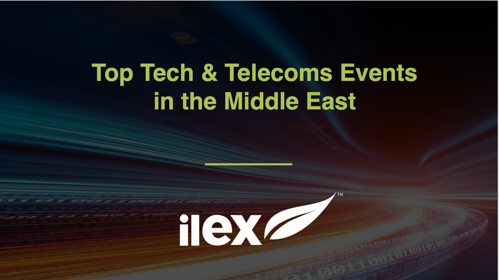 Top Tech & Telecoms Events in the Middle East